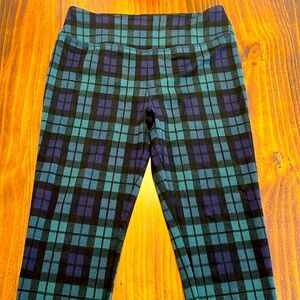 Vineyards Vines SZ Large Very Soft Green and Blue Plaid -Polyester/Rayon/Spandex